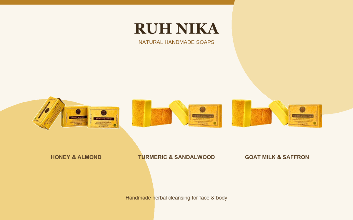 Ruh Nika Natural Handmade Soaps | Herbal & Ayurvedic Cleansing